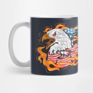 eagle American flag Mug